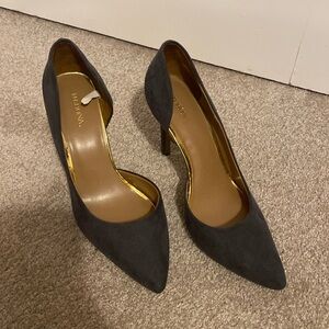 Dark Gray Suede Shoes